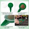 Hand Press Garden Seeder Tool 12 Cavity Fast Planting Dibber for Vegetables Flowers Efficient Soil Loosening Planter Aid Seeder
