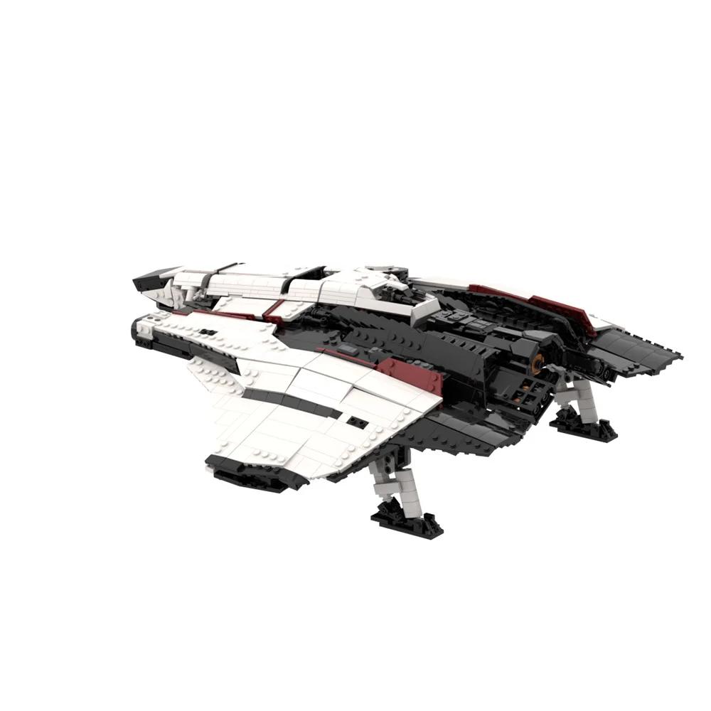 Non-Toxic Gobricks Moc Space Citizen Crusader Mercury Ships Bricks Model Interstellar Transport Spaceship Spacecraft Building Blcoks Toys