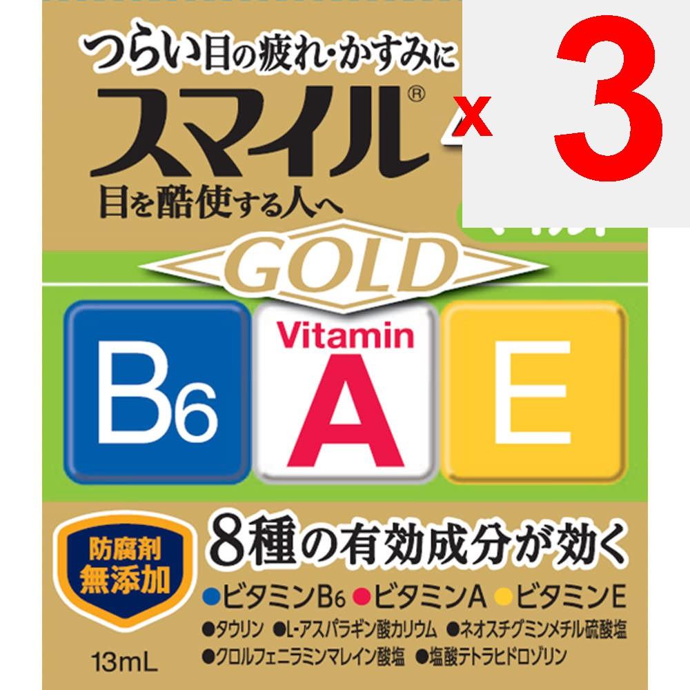 Lion Smile 40EX Gold Mild 13ml Eye Strain & Fatigued Eyes Eye Drops Indications: - Eye Fatigue - Blurred Vision (e.g., When Experiencing Excessive Eye