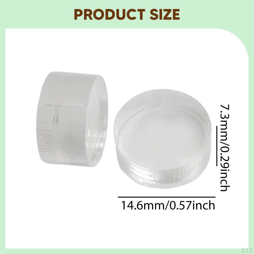 10 Pcs Clear Pool Cue Tips for Billiard