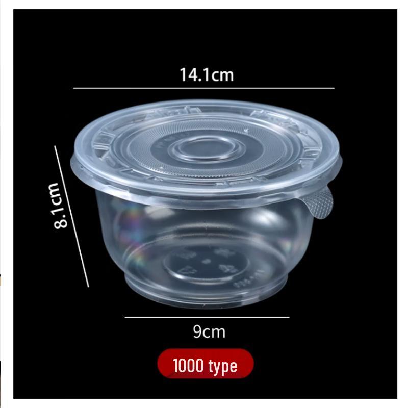 Disposable Plastic Takeout Meal Box with Lid