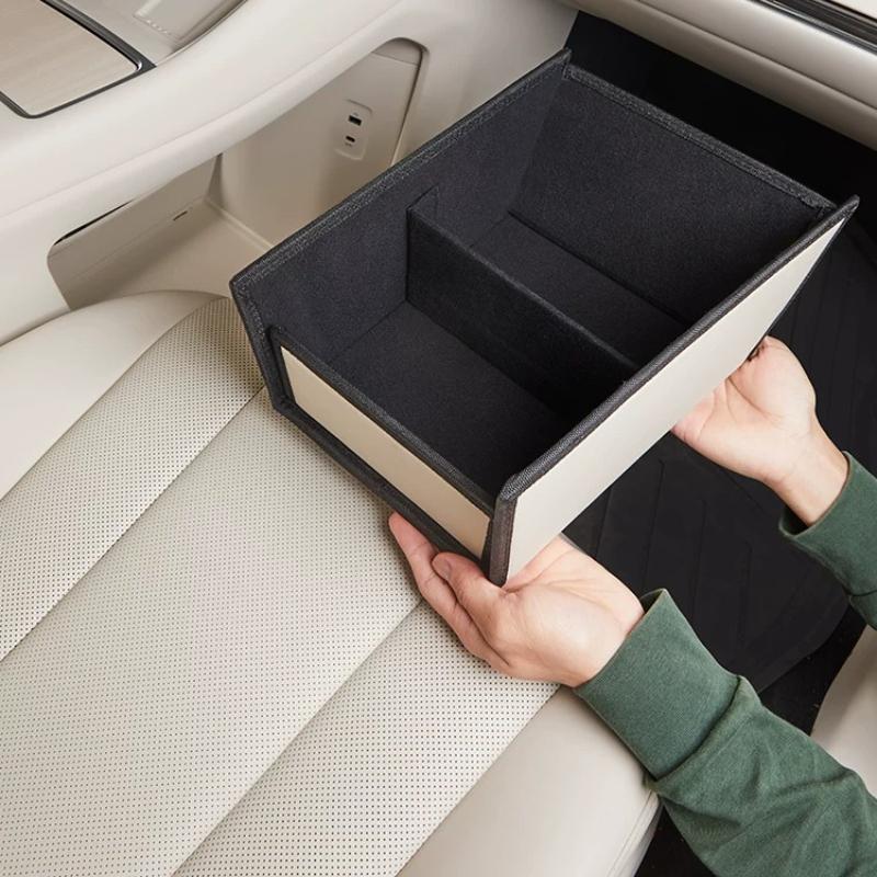 For Luxeed R7 Car Central Control Lower Storage Box Original Color Heightening Armrest Organizer Case Tray Interior Accessories
