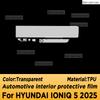 For HYUNDAI IONIQ 5 2025 Panel Navigation Screen Automotive Interior TPU Protective Film Cover Anti-Scratch Sticker