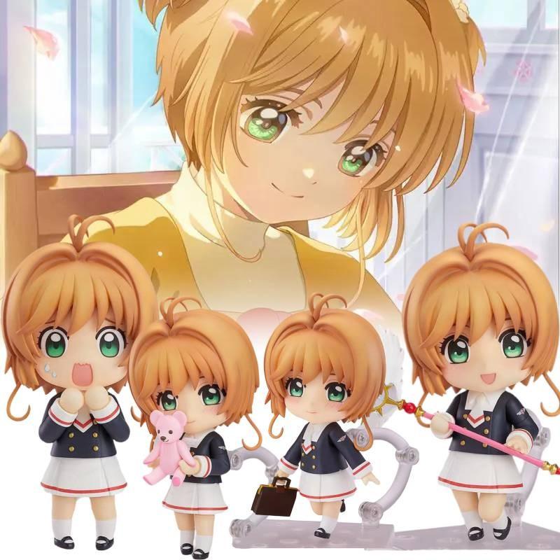 Charming Cardcaptor Sakura Q Version Pvc Action Figure In School Uniform For Collectors