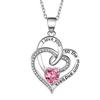 Eternal Heart Delicate Clavicle Necklace For Women Versatile Birthday Gift Elegant Pendant Jewelry Accessory
