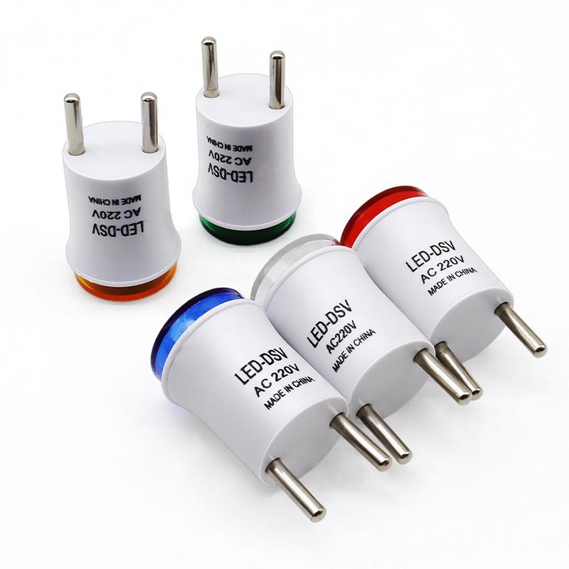AC50-500V Voltage Meter EU Plug LED Digital Display Voltmeter Indicator Light Pilot Lamp Tester Detector