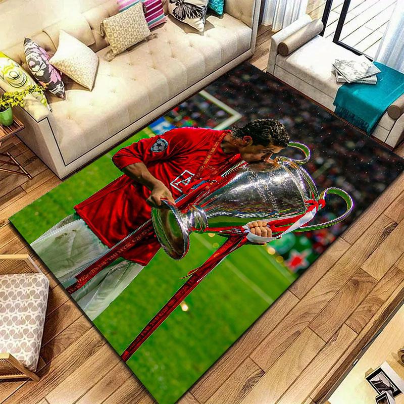 Cristiano Ronaldo Carpet Rug for Living Room Bedroom Home Sofa Decoration,Kids Play Non-slip Floor Mat
