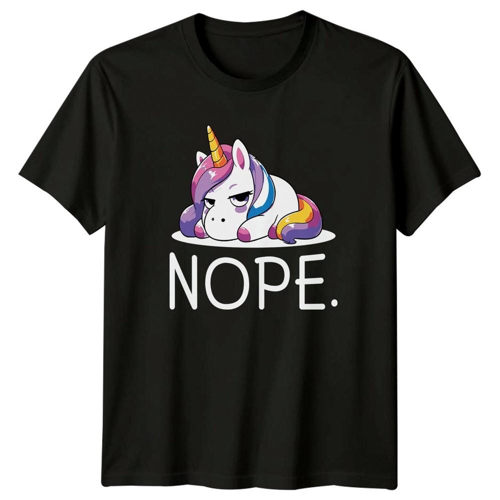 Nope Einhorn T-Shirt Mythisches Wesen Geburtstagsgeschenk Für Ihn Und Sie