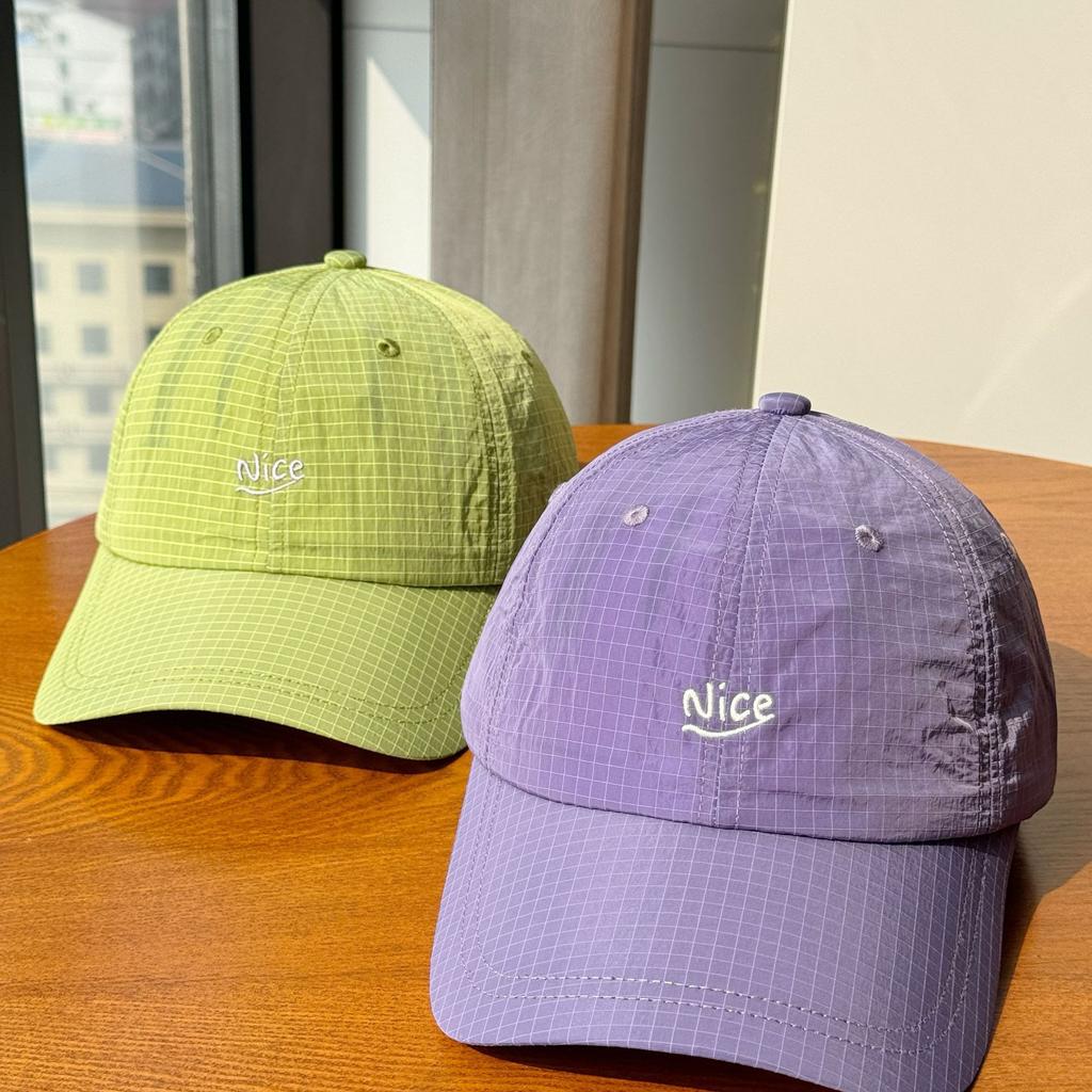 Lightweight 100% Polyester Japanese Style Baseball Cap for Outdoor Activities Quick-Drying & Breathable with Letter Design
