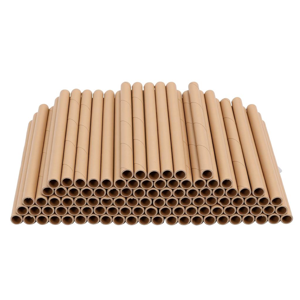 100Pcs Bee Tubes Mason Bee Paper Tube DIY Nesting Refills Inserts for Bee House Habitat Solitary
