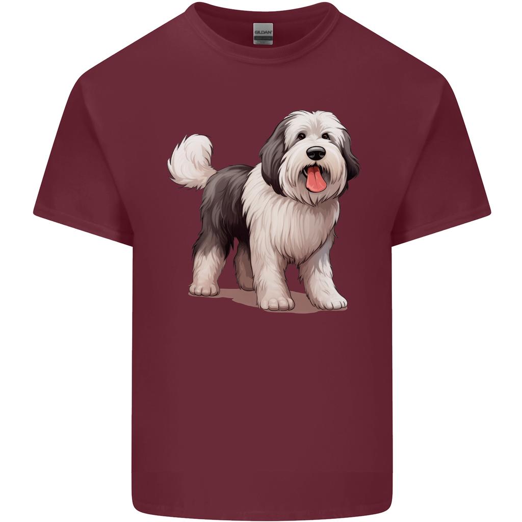 Old English Sheepdog Dog Unisexs Light Cotton TShirt
