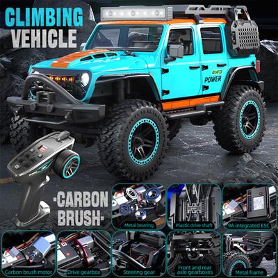 1:20 Scale RC Crawler, 4 High Speed Remote Control Car, 2.4GHz Vehicle with LED Lights