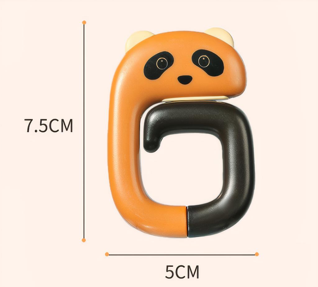 Cute Portable Bag Hook Animal Plastic Table Hook Portable Multifunctional Table Purse Bag Hooks for Home School Saving Space