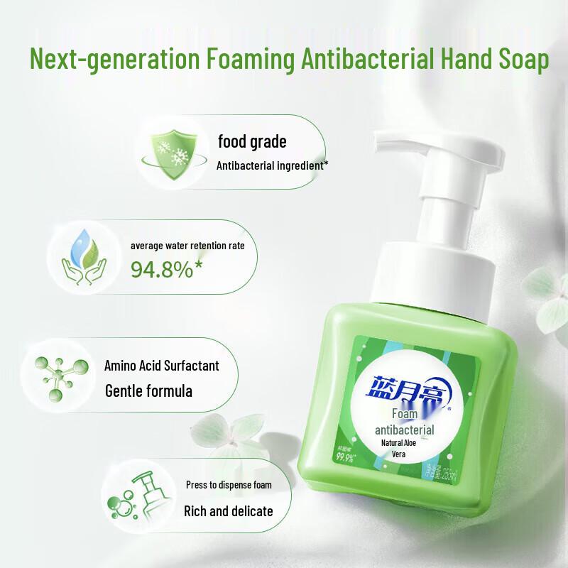 Blue Moon Aloe Foam Antibacterial Hand Wash