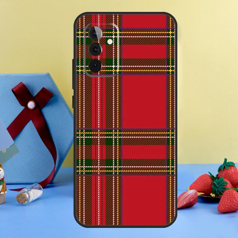 Clan Stewart Dress Tartan Pattern Case For Samsung Galaxy A15 A17 A55 A35 A32 A52 A13 A33 A53 A14 A34 A54 A06 A16 A26 A36 A56