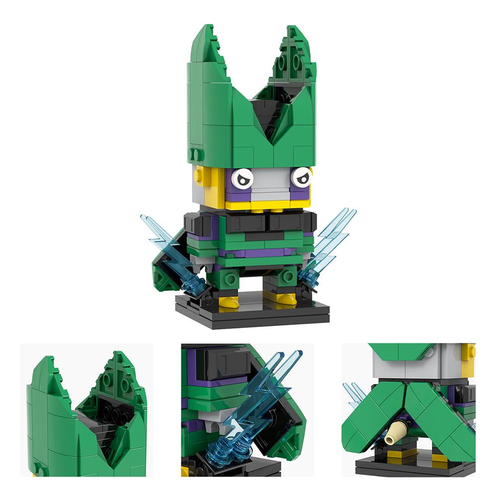 MOOXI Anime Series MOC Bricks BrickHeaded Figure Loong DIY Adult Building Blocks Set Model Kids Education Toys For Children Gift