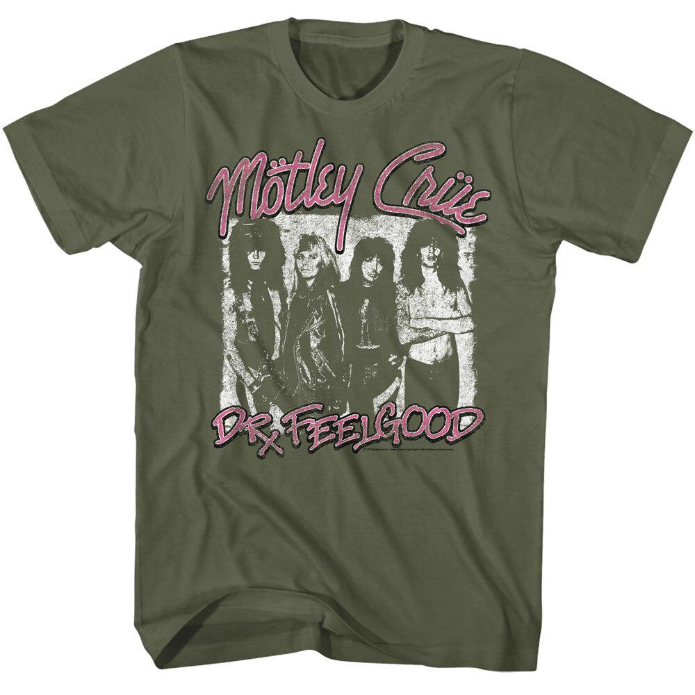 Motley Crue Band Photo Dr Feelgood Men T Shirt Rock Music Merch S