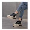 Board Shoes with High Heels and Thick Soles, Heightening Casual High-top Shoes