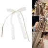 Lace Ribbon Hair Bows Cute Ballet Hair Clip Women Barrettes Hair Styling Tool