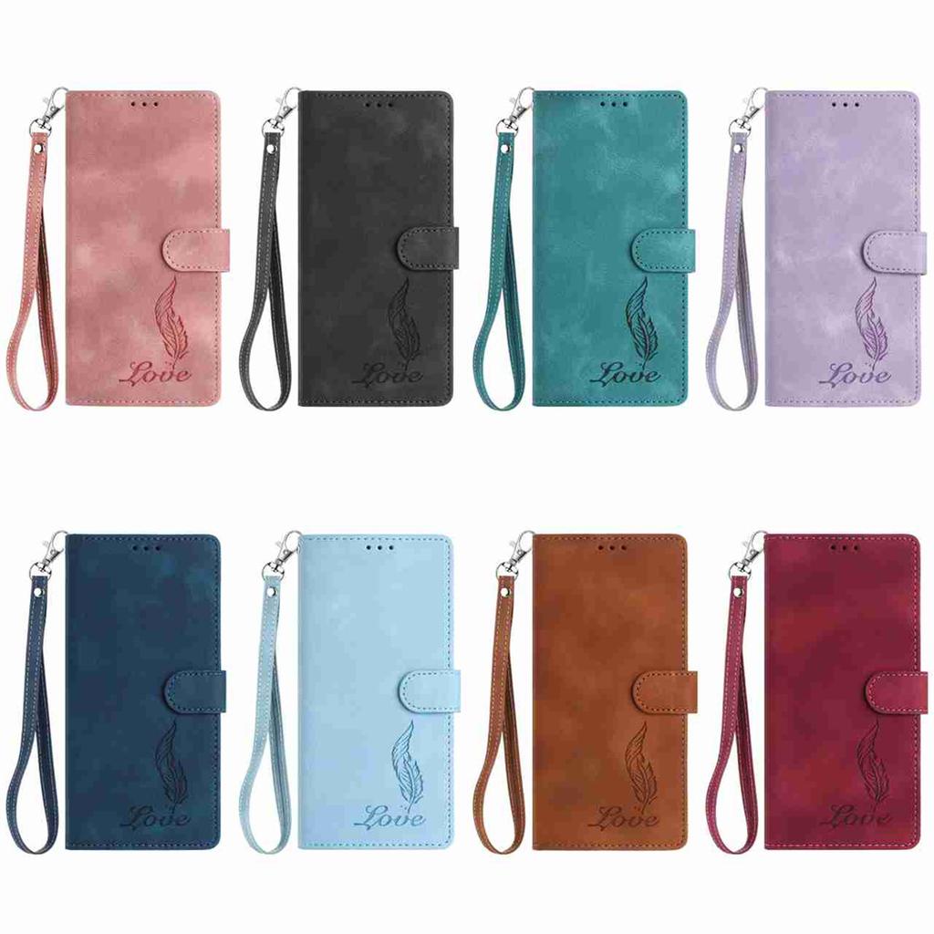 Quill Pen Embossed Pattern Flip Card Design Wallet Case for Redmi Note 14/Note 12/13C/14C/Xiaomi 14T,Xiaomi 11T,13 Lite,Mi 11 Lite,Poco X6...(8-Color)
