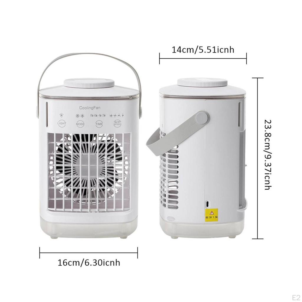 Air Cooler with Mist Desktop Fan Water Tank Mini for Students
