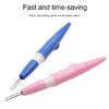 Felting Needle Handle with 3 Felting Needle Embroidery Punching Pen Three Needle Felting Handle for Wool Felted Toy