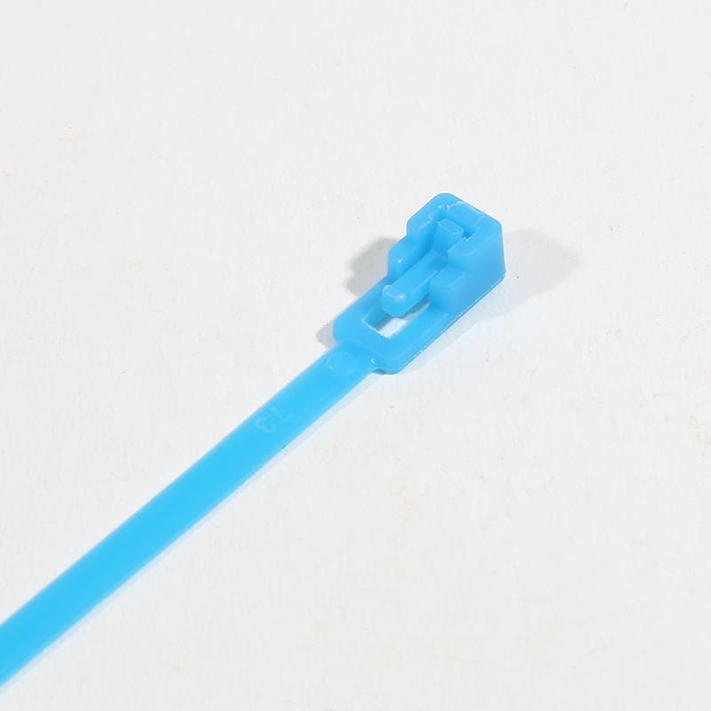 100 Pieces/Pack 4x200mm Cable Tie Can Be Released Fixed Bound Disassembled Slip Fastening Loops Nylon Tie