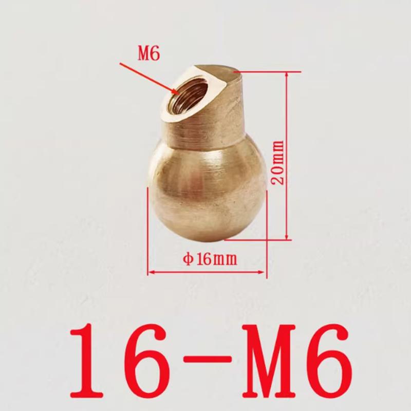 CNC Machine Tool Oblique Spray Brass Ball Coolant Nozzle Ball Joint Accessories