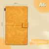 Vintage Embossed Lace Strap Notebook A6 Morandi Portable Journal Travel Book Diary Stationery School Supplies