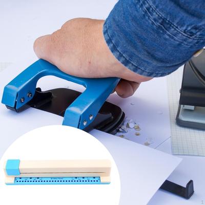 Paper Punching Machine Sturdy Labor Saving 30 Hole Puncher Manual for Office Classroom