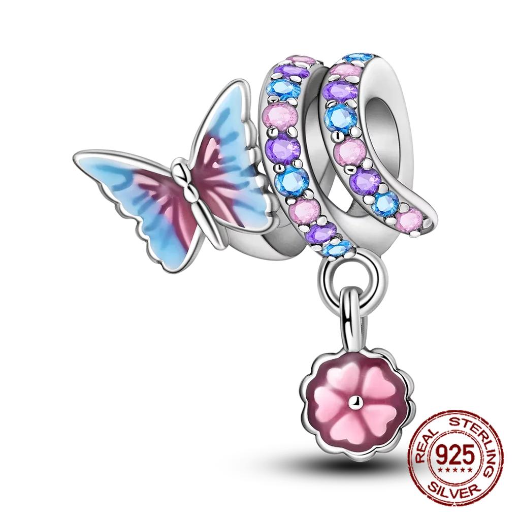 Newest Charm Bead Air Balloon Colorful Copper Love Family Dangle Fit 4Mm Hole Diamete Bracelet Diy Jewelry