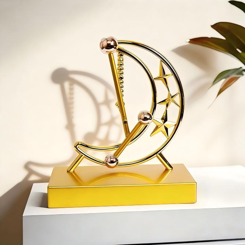 Himmlisches chaotisches Ornament: Perpetual Motion Schwebende Schaukel zur Heimdekoration