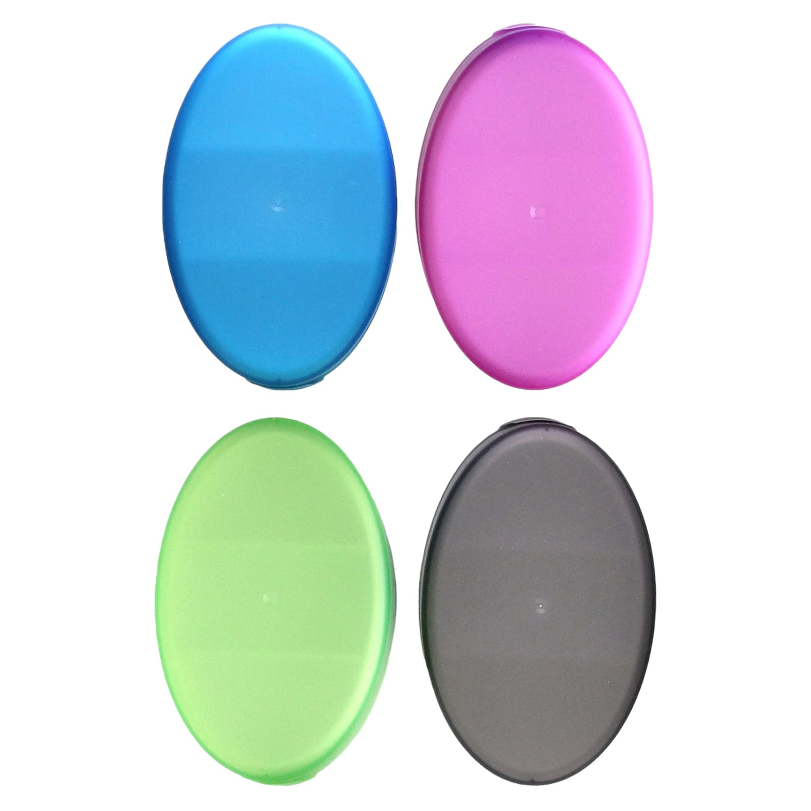 

Oval pill container, 4 count