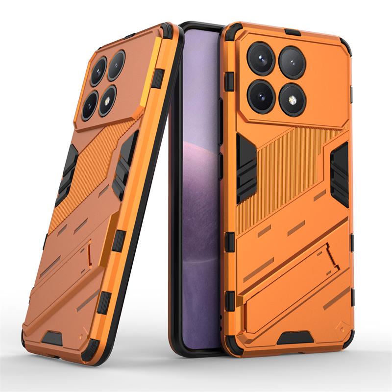 Holder Case For Xiaomi Poco X6 Pro Cover For Poco X6 Pro Capas Phone Back Bumper Kickstand Shockproof Cover Poco X6 Pro Fundas