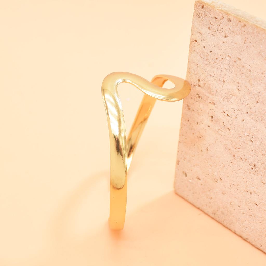 Einfache Vintage Verstellbare Offene Armreifen Armspangen für Frauen 2025 Trend Goth Geometrisches Armband Ästhetischer Schmuck Geschenk Neu