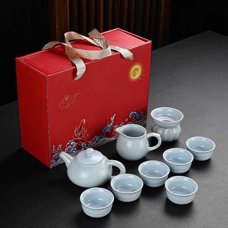 Chinese Ge Kiln & Ru Kiln Ceramic Tea Set