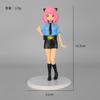 20-21cm Anime Figurine SPY×FAMILY Bunny Girl Police Uniform Anya Forger Action Model Pvc Toy Collection Desktop Accessories Gift