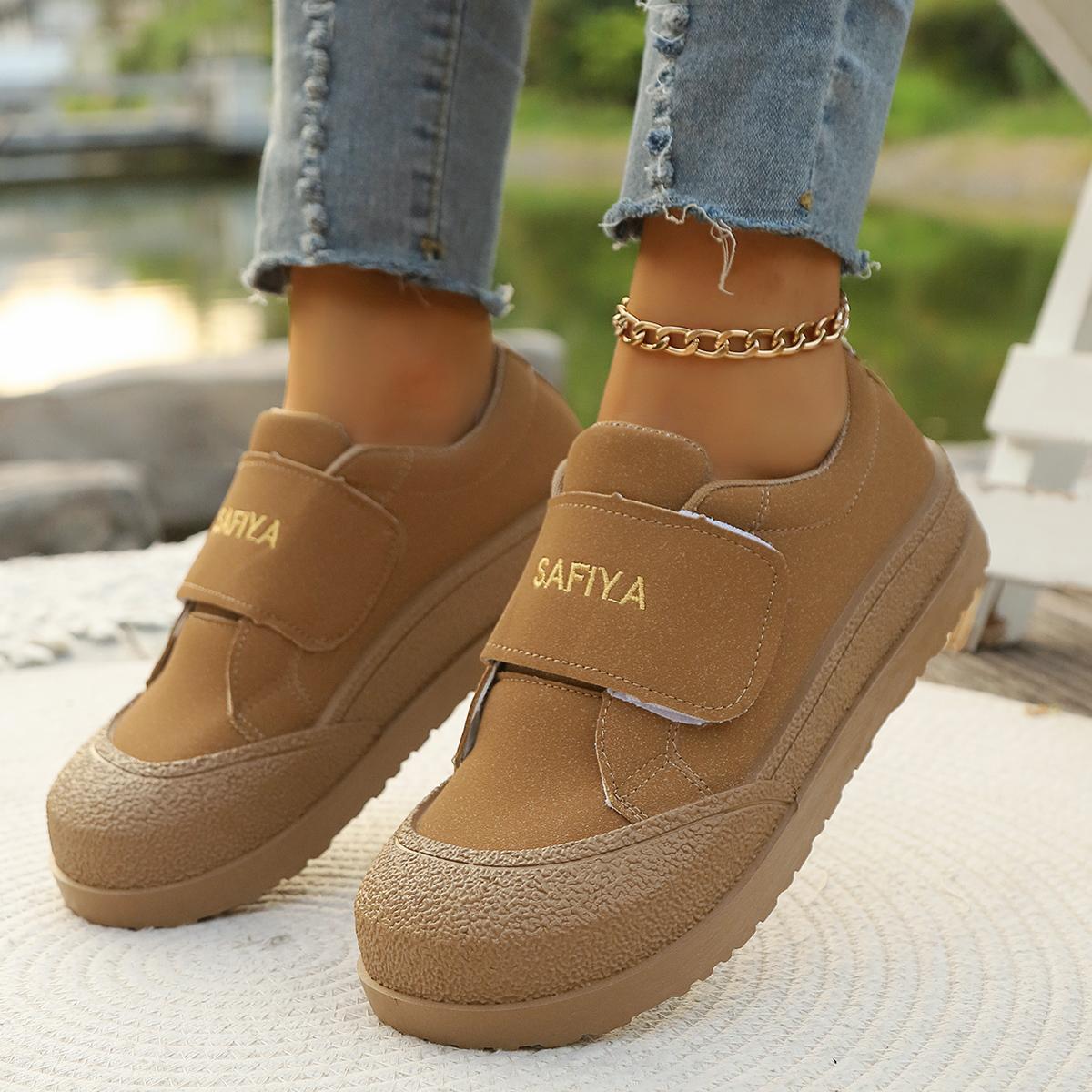 

Модные женские кроссовки, модные туфли на круглой платформе с круглым носком для женщин, трендовые ретро-элегантные кроссовки для женщин, Zapatos De Mujer 39