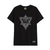 EIGHTVOLUME Ev Star Emblem Black Tee