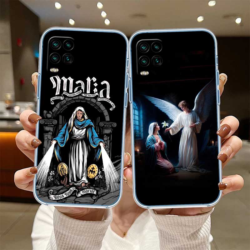 RE62 Virgen Maria Transparent Phone Case for Motorola Moto Edge 20 30 40 50 S30 Fusion Ultra Pro Neo Lite + G200 G23
