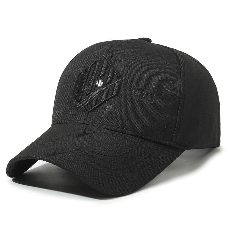 

Tengran Letter Baseball Cap With Embroidered Mesh Breathable Sun Hat For Casual Outdoor Wear чёрный