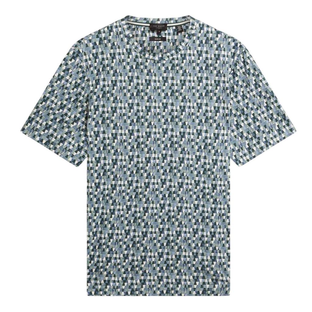 Ted Baker Mens Geo Abstract Regular T-Shirt