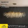 Elegant French Crystal Chandelier: K9 Aluminum Art Lamp for Living, Dining, and Bedroom