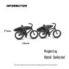 Extreme Wings Hollow Out Bicycle Theme Cufflinks Sports Suit Dual Purpose Trendy Men's Essential Wear Resistant Precision