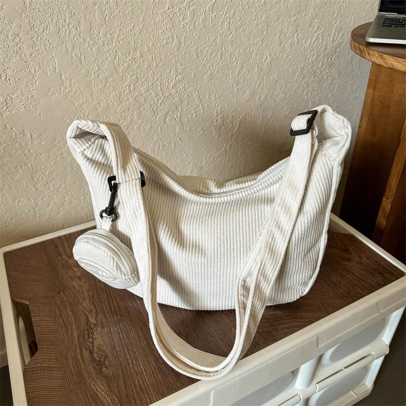 Stylish Versatile Womens Crossbody Bag With Vintage Chic Design And Soft Canvas Material