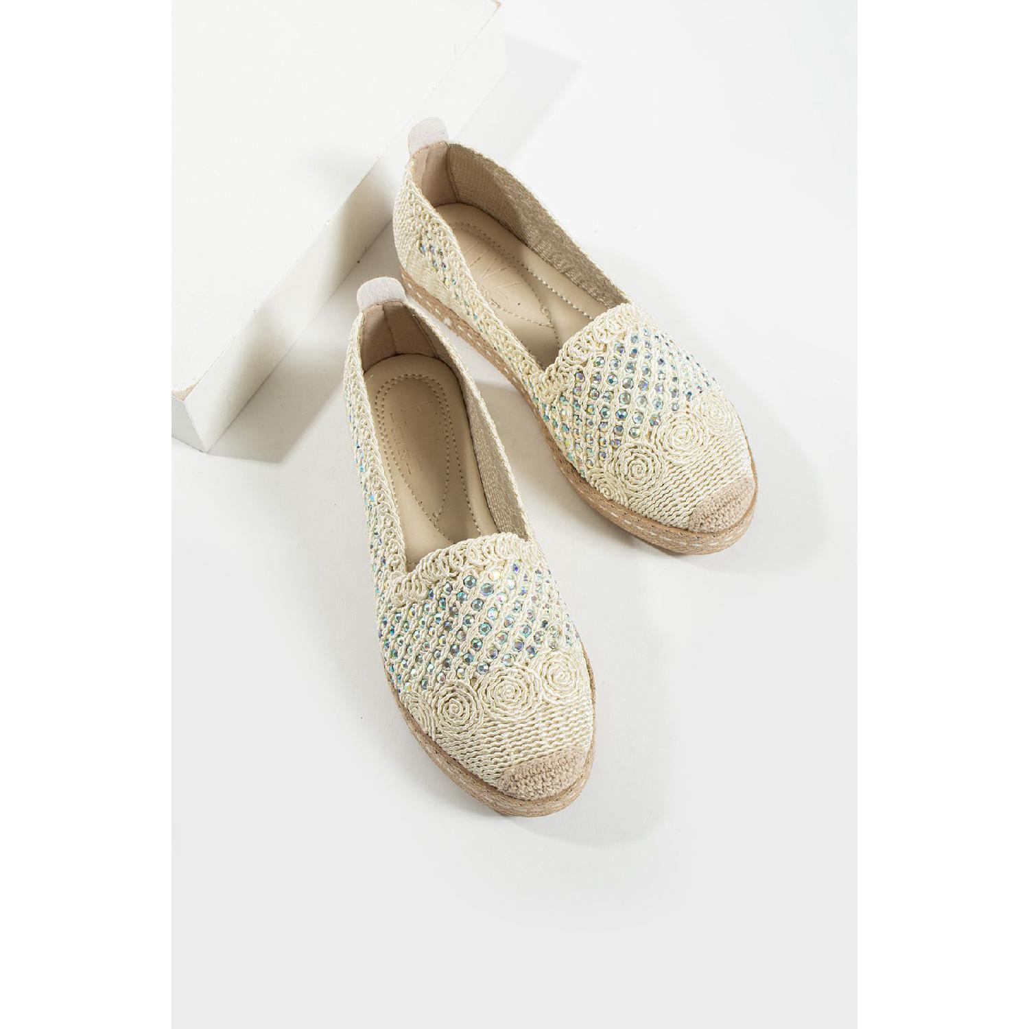 

Women s Espadrille Daily Stone Comfortable Shoes 37 білий
