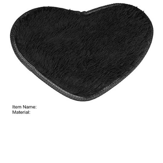 Fashion Love Heart Shape Non-slip Bath Mat Kitchen Living Room Bathroom Rug