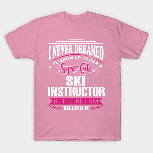 T Shirt Women Ski Instructor Harajuku Print Kawaii Tshirt Summer Short Sleeve Female T-Shirt Top Tee