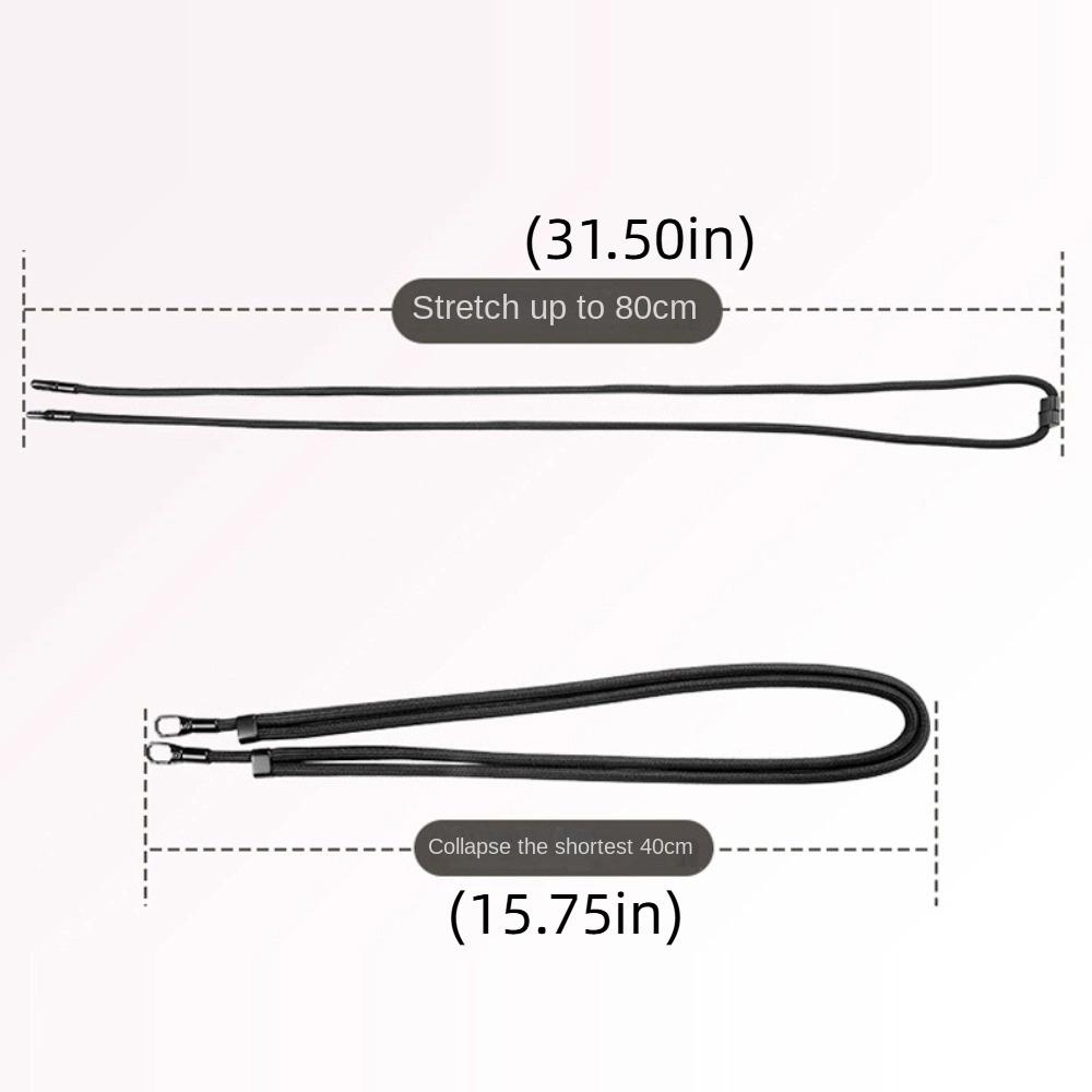Double Buckle Crossbody Phone Strap Adjustment Detachable Mobile Phone Lanyard Long Anti Lost Phone Neck Straps