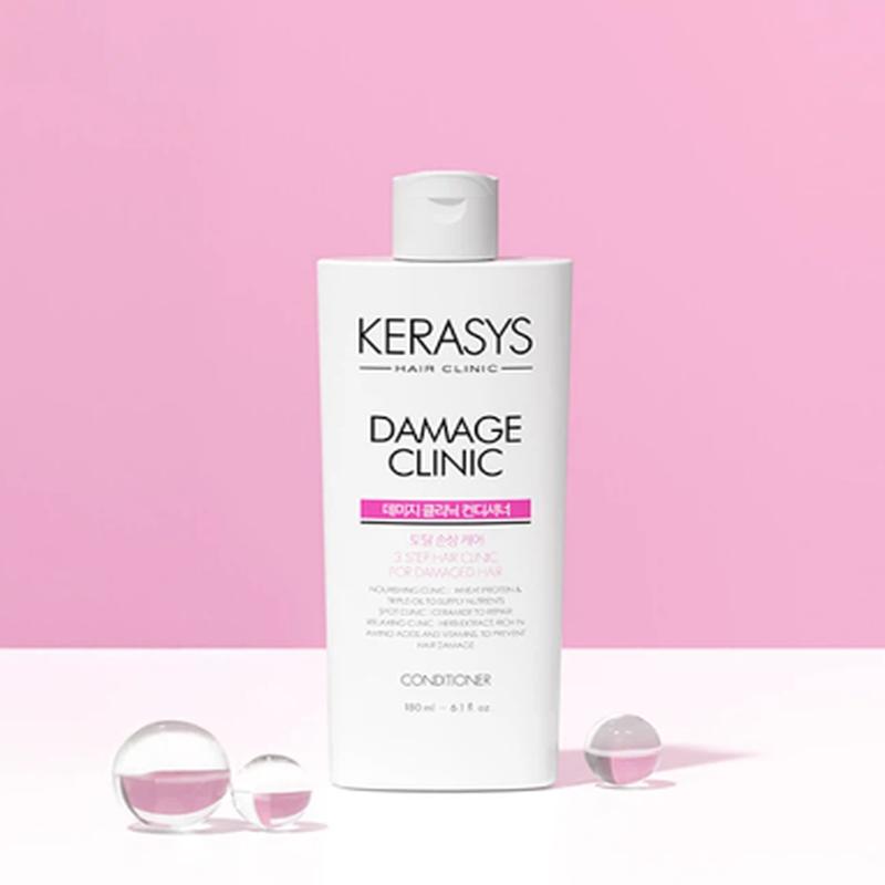 KERASYS Damage Clinic Shampoo 180 ml + Spülung 180 ml Set